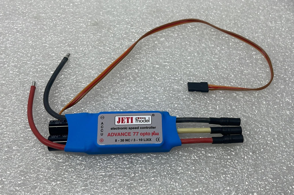 JETI MODEL ELECTRONIC SPEED CONTROLLER ADVANCE 77 OPTO PLUS