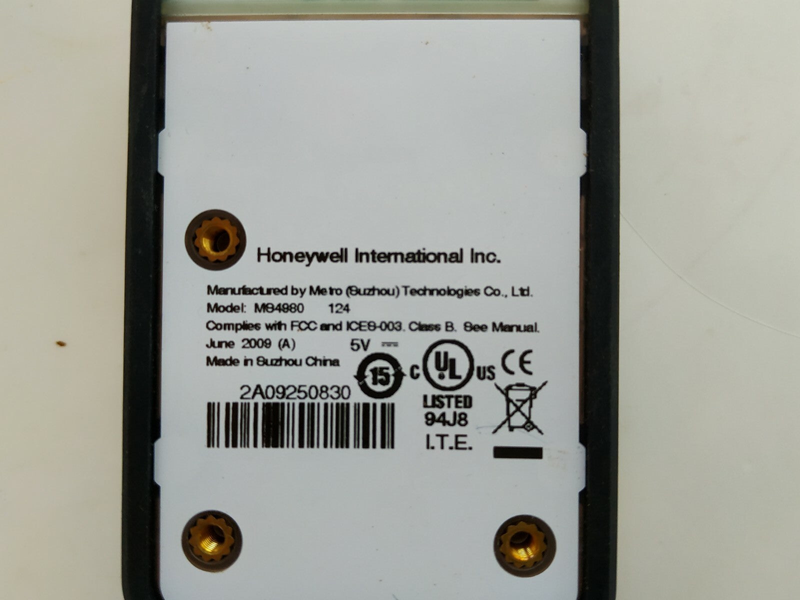 Honeywell MS4980 Barcode Reader Scanner with USB Cabel