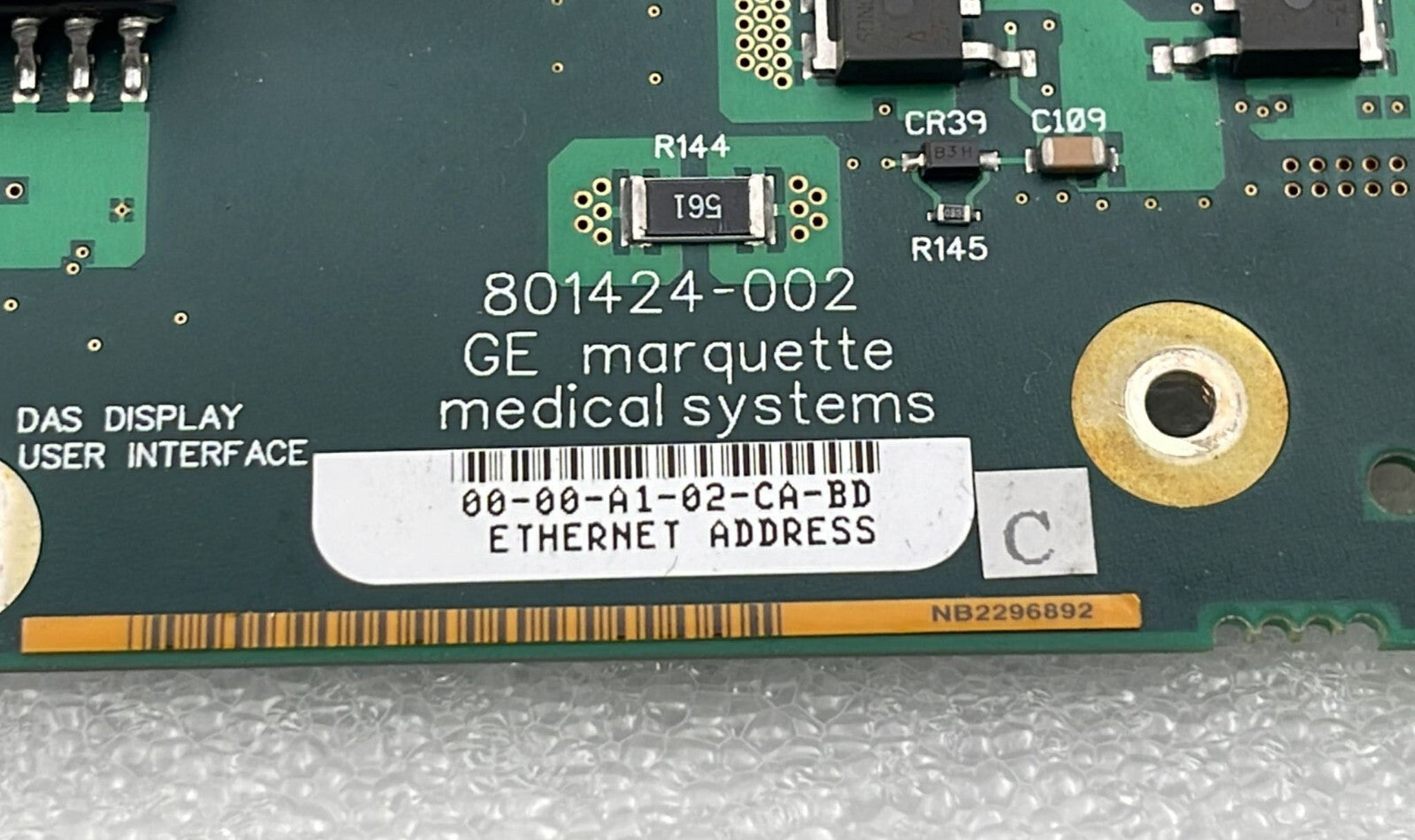 GE Marquette Dash 4000 Monitor 801424-002 CPU Processor Main Board