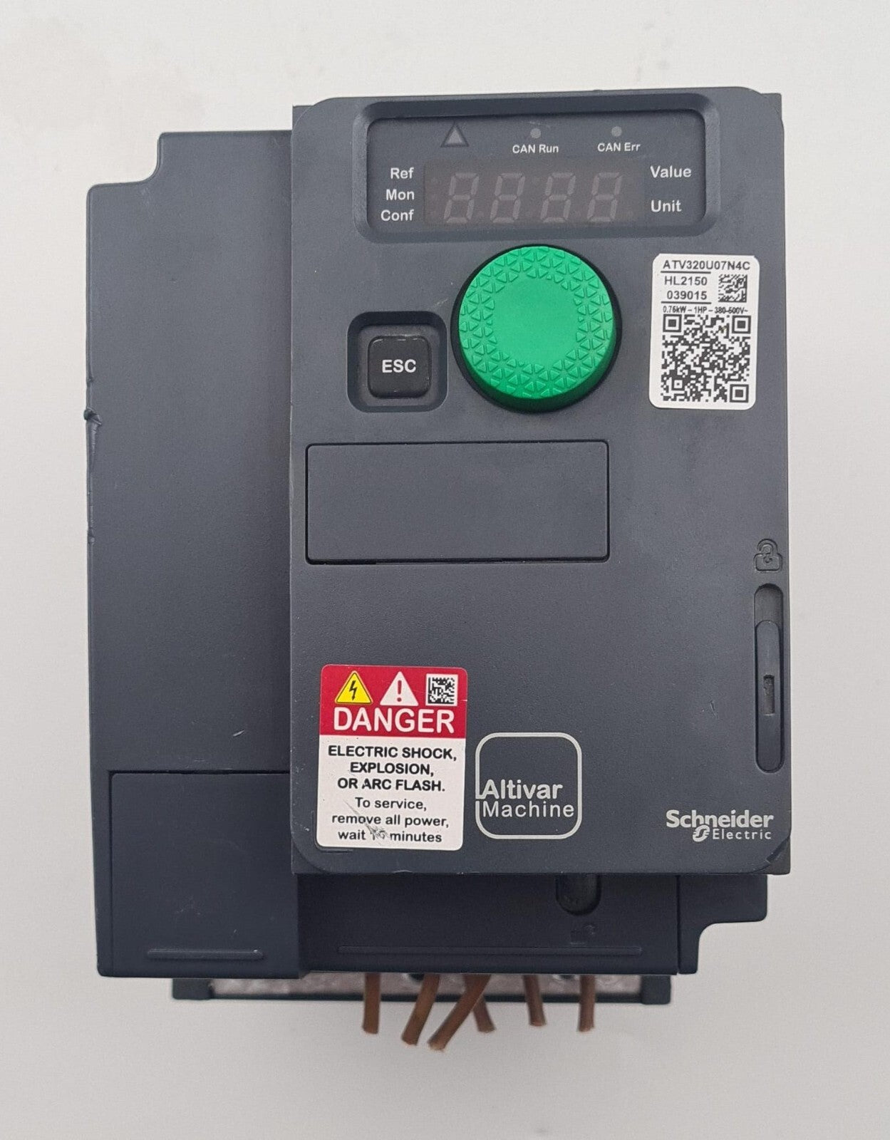 Schneider Electric Altivar 320 ATV320U07N4C Drive Inverter 0.75kW 1HP 380-500V