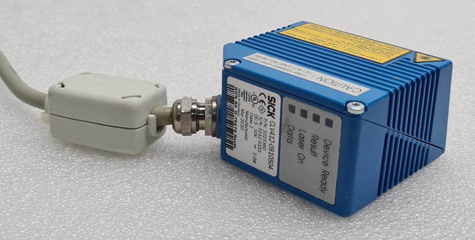 SICK CLV412-0910S04 1023360 Laser Barcode Scanner Sensor