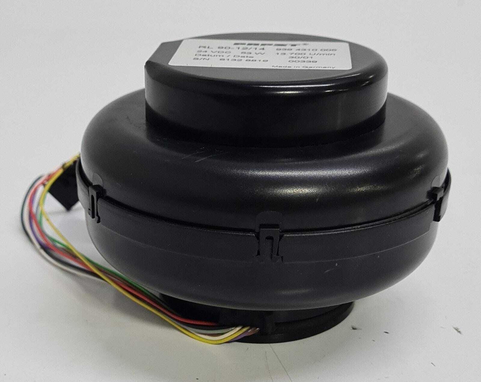 PAPST EBM RL 90-12/14 Centrifugal Blower Fan 24 VDC 53 W