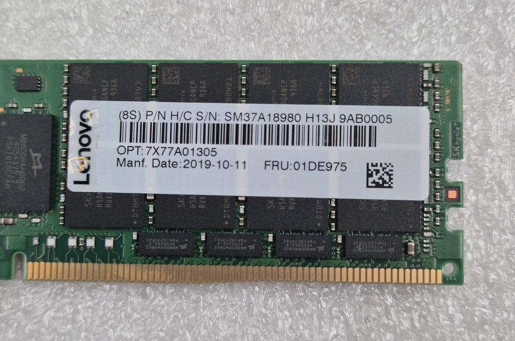 SK Hynix 64GB 4DRx4 PC4-2666V HMAA8GL7CPR4N-VK Server Memory RAM LENOVO 01DE975