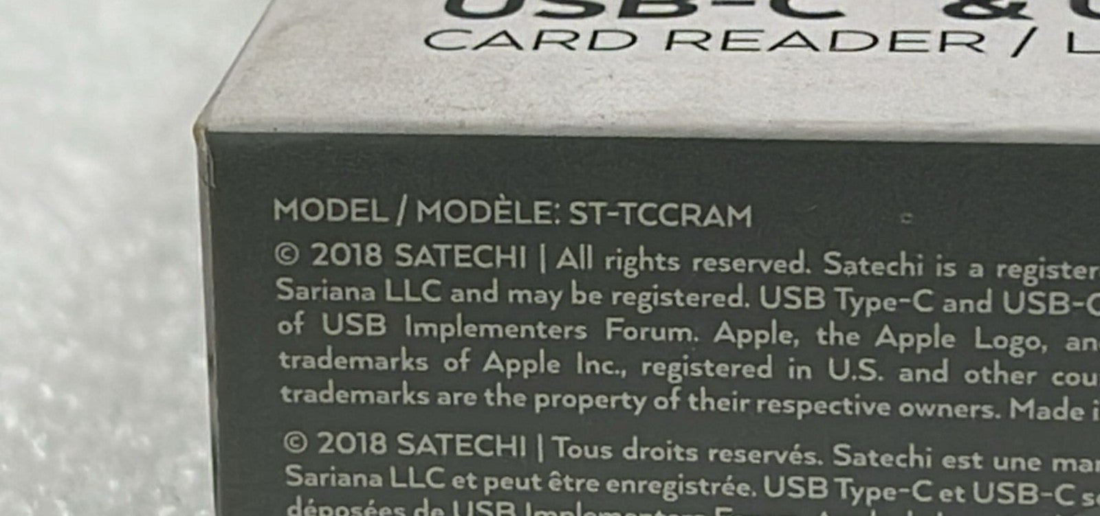 **NEW** [LOT 10 PCS] Satechi USB-C & USB 3.0 Dual Card Reader SD MicroSD Adapter