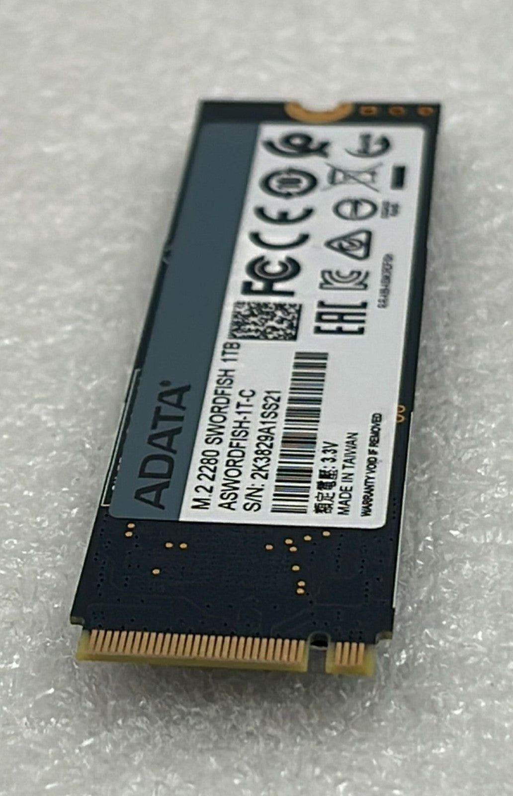 ADATA M.2 2280 SWORDSFISH 1TB SSD SWORDFISH-1T-C
