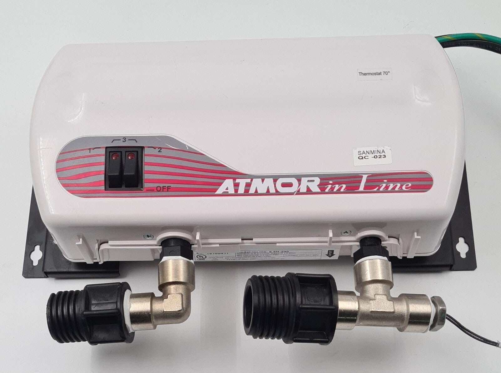 ATMOR InLine 6.5N-240 Water Heater 240 VAC for HP Indigo top Assy