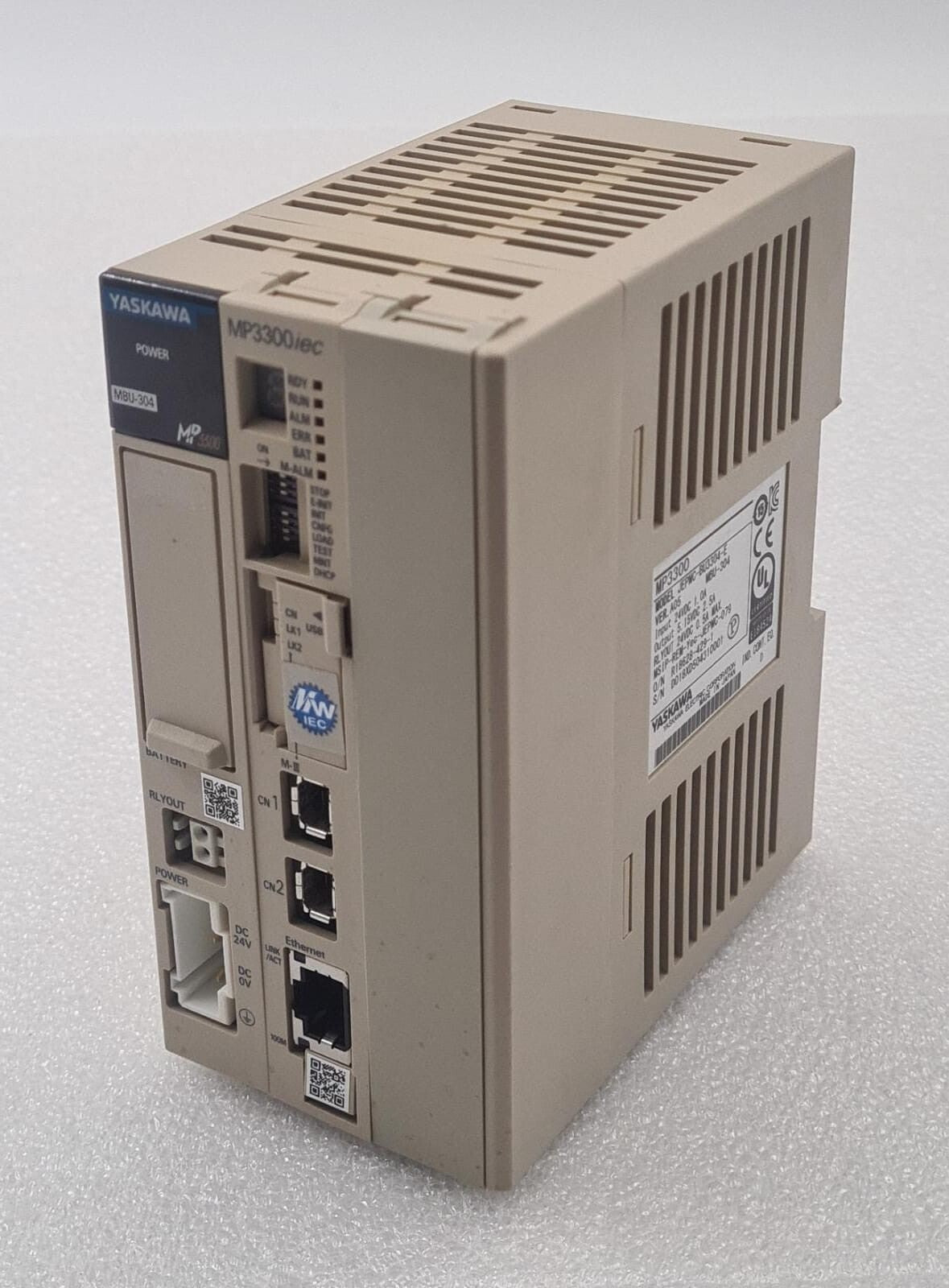 YASKAWA MP3300 MBU-304 MP3300iec JEPMC-BU3304-E VER. A05 PLC Controller