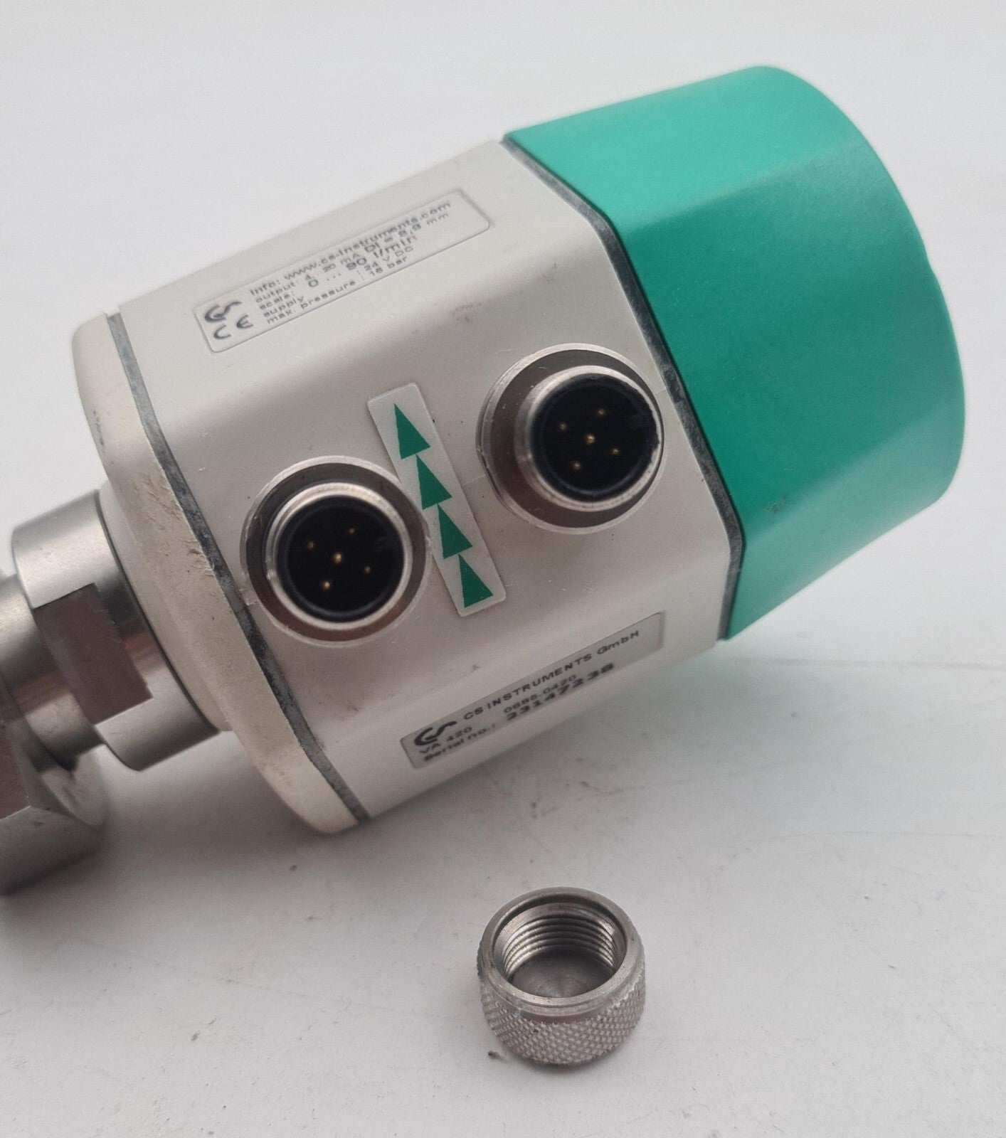 CS Instruments VA 420 0695.0420 Consumption Counter Display W/ 1.4301 Nut