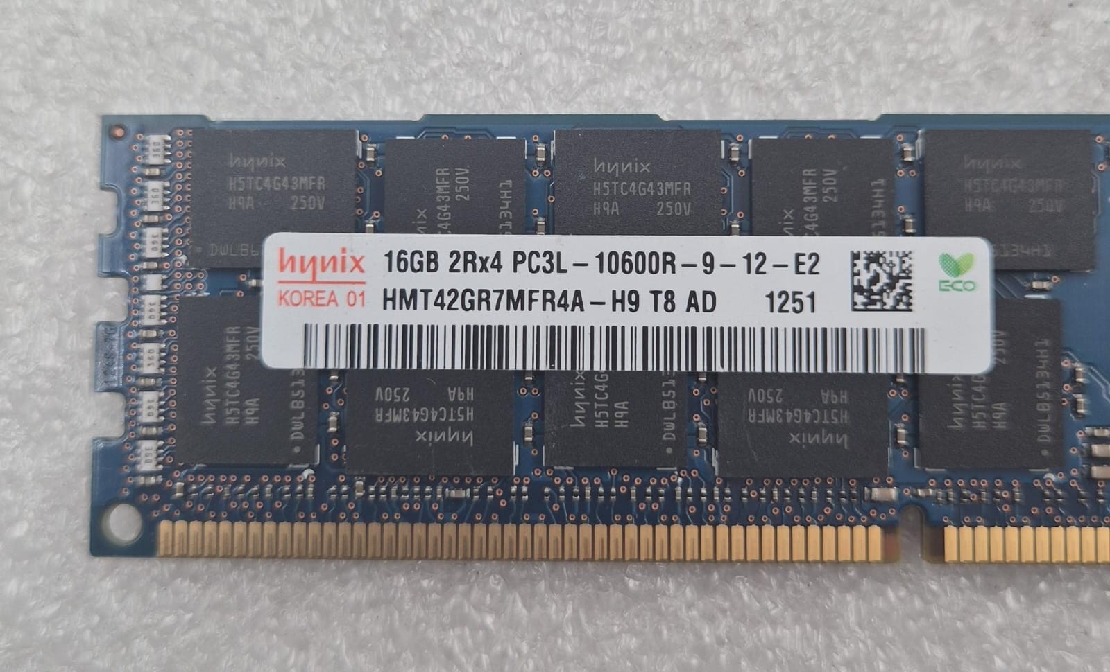 [LOT 8] SK Hynix 16GB 2Rx4 PC3L-10600R HMT42GR7MFR4A-H9 SERVER MEMORY RAM *HP*