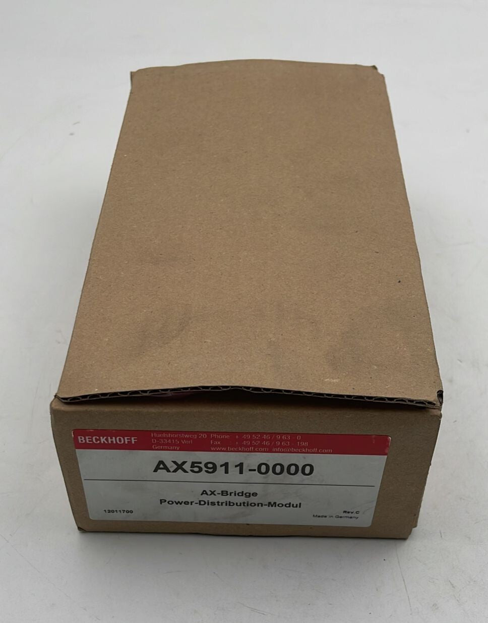 BECKHOFF AX5911 AX-Bridge Power Distribution Modul