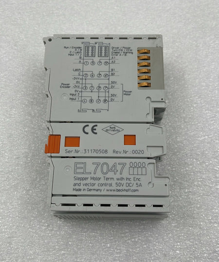 Beckhoff EL7047 EtherCAT servo drive terminal module