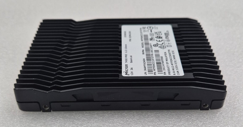 MICRON 7450 PRO 15.36TB SSD U.3 15mm Gen4 x4 NVMe MTFDKCC15T3TFR-1BC1ZABYY