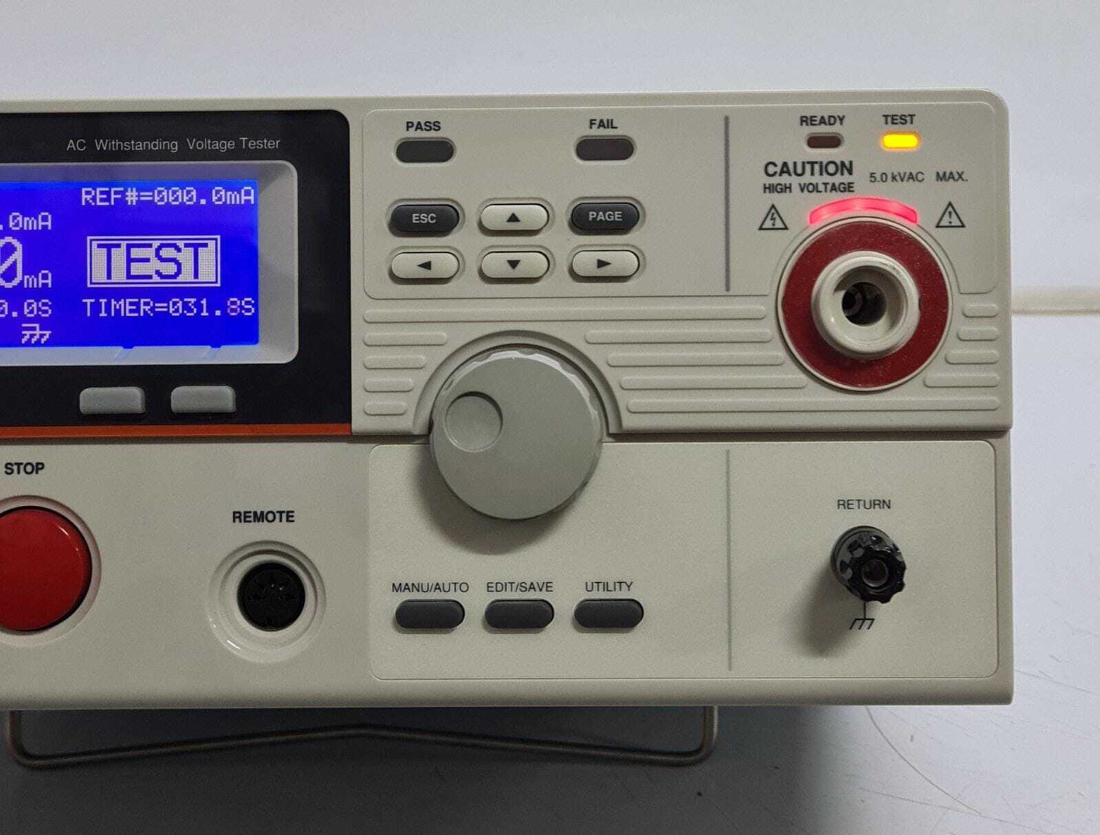 GW INSTEK GPT-9901A AC Withstanding Voltage Tester Safety Hi-Pot