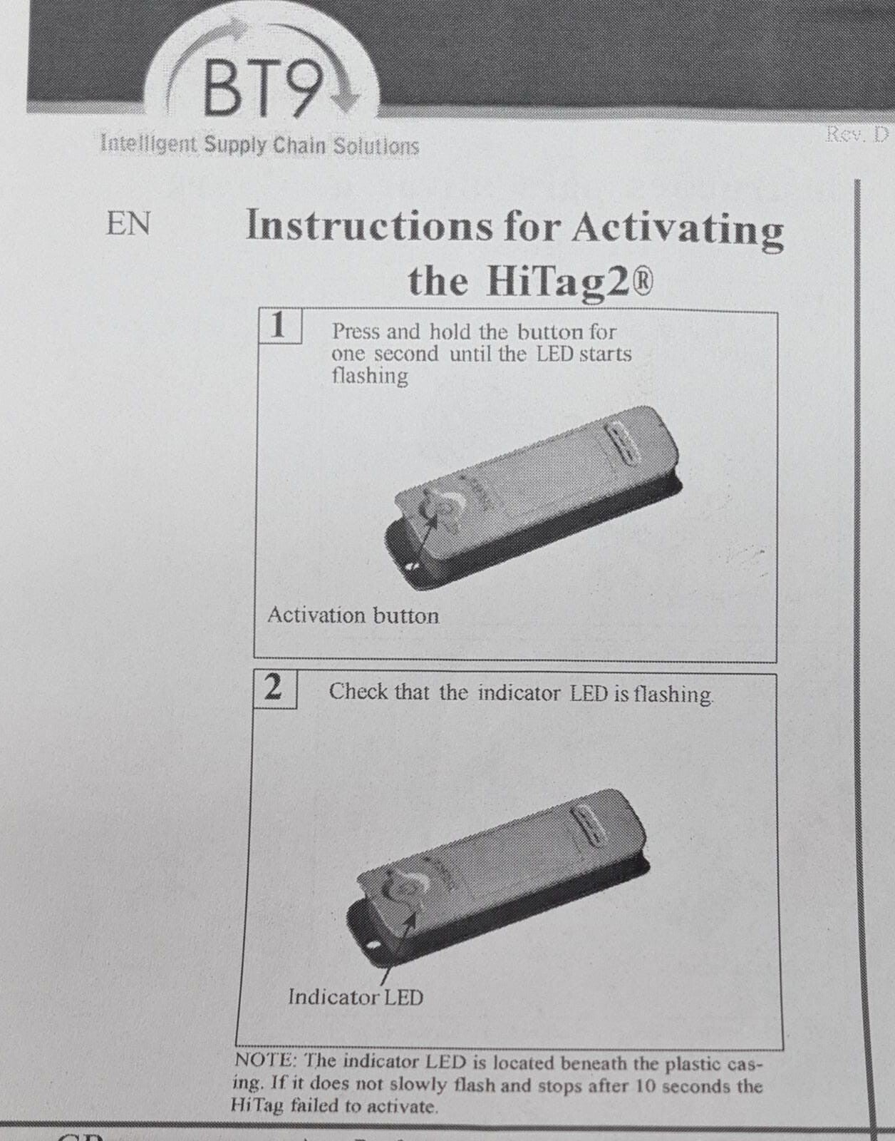 [LOT OF 30] NEW- Xsense BT9 HiTag2 FM-SI TH22-T0-L4-S1 Temperature Humidity Log