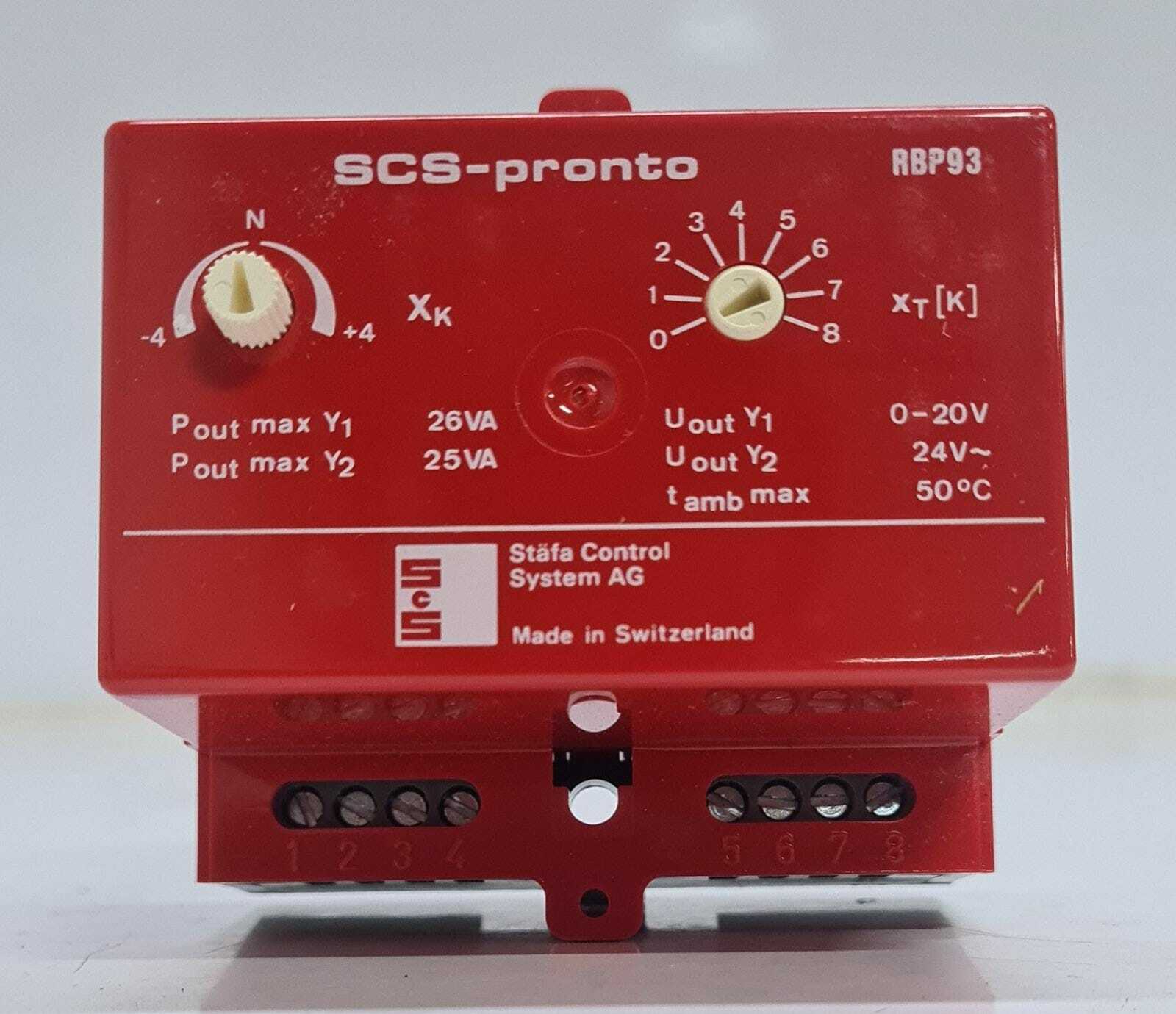 SCS-Pronto RBP93 Staefa Control System AG