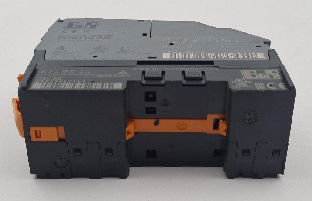 B&R X20 BC 0083 Digital Control ETHERNET POWERLINK & X20 PS 9400 X20 BB 80 Base