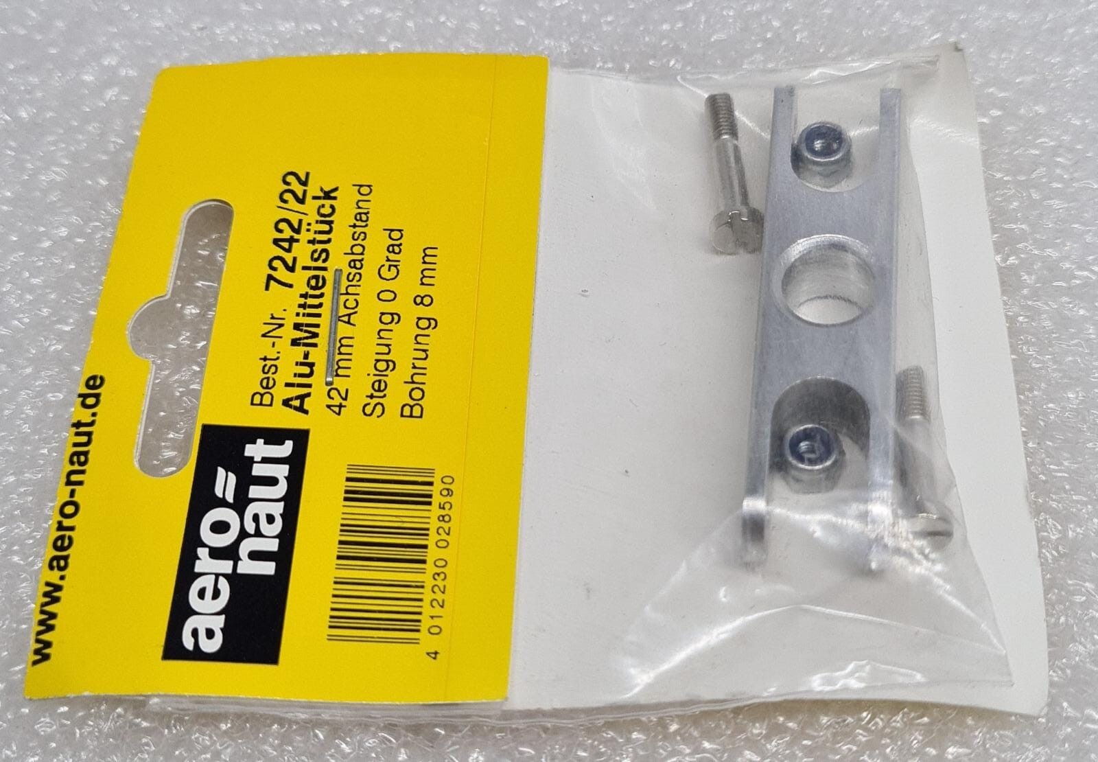 [LOT 11] NEW- aero-naut 7242/22 Aluminium 42 mm Yoke for 8mm Folding Propeller