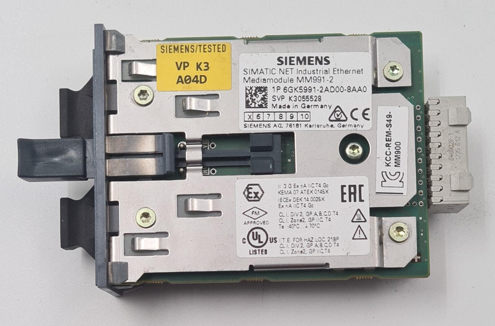 SIEMENS 9912AD SIMATIC NET 6GK5991-2AD00-8AA0 Industrial Ethernet Module MM991-2