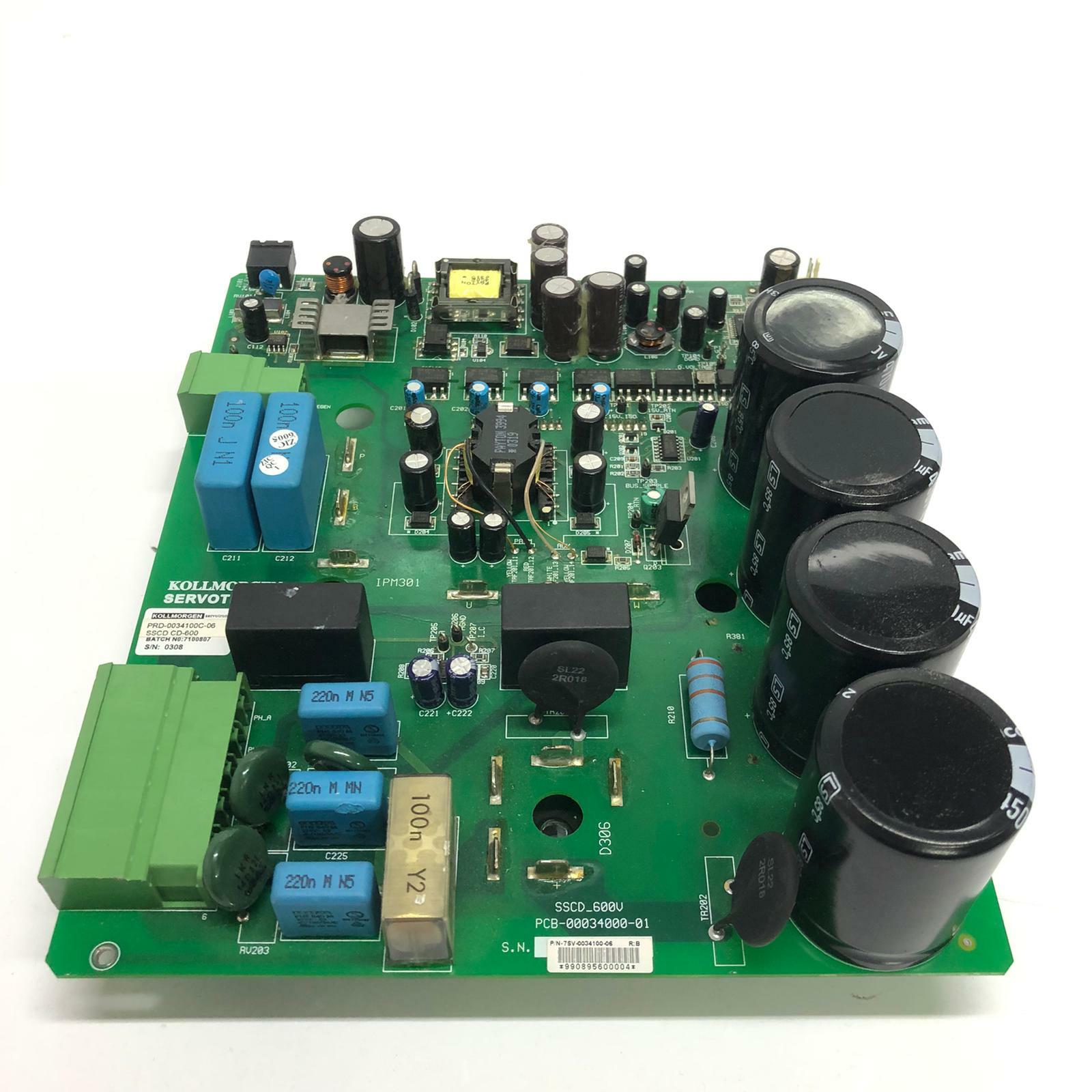 Kollmorgen Servotronix SSCD CD 600 Power PRD-0034100C-06 7SV-0034100-06 Rev B