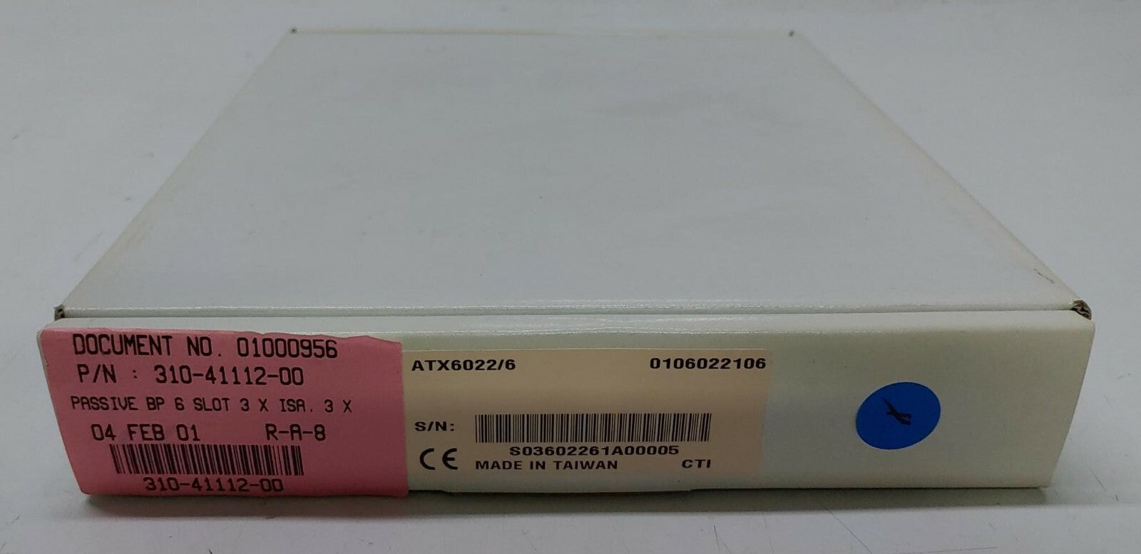 ATX6022/06 REV.A1 / 310-41112-00 / 1 ISA / 3 PCI / 2 PICMG Backplane AXIOMTEK