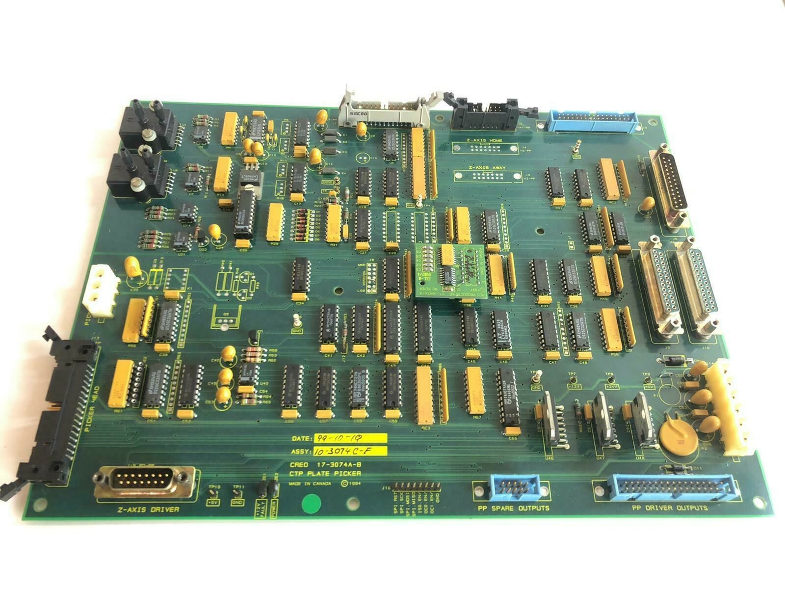 Kodak Creo Platesetter CTP Plate Picker 17-3074A-B 10-3074C-F Canada PrePress