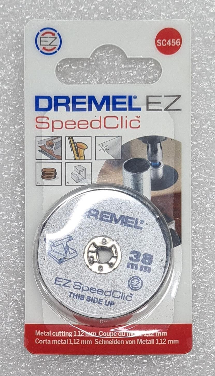 [LOT 5] NEW - DREMEL EZ SC456 SpeedClic Metal Cutting 2615S456JC Kit 5x Discs