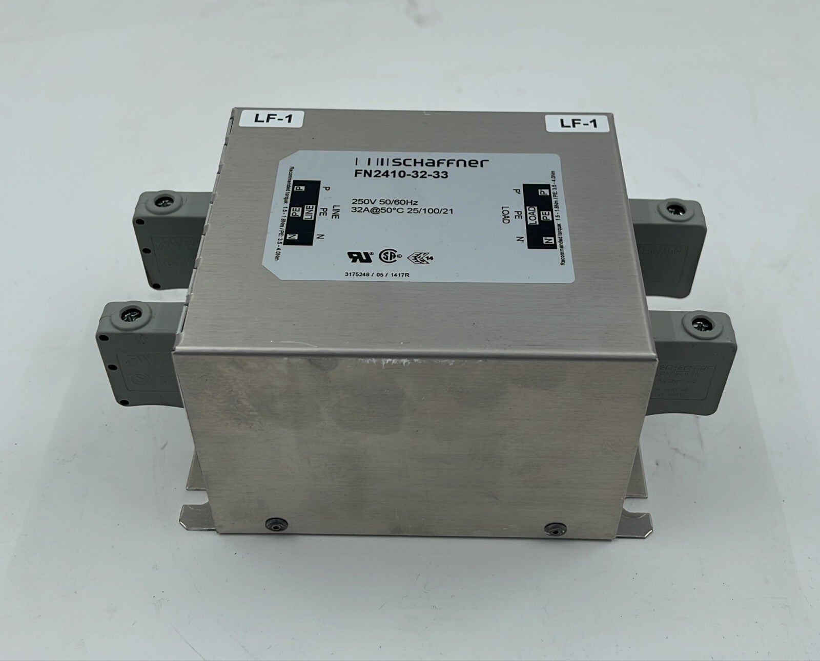 [LOT OF 3] Schaffner FN2410-32-33 Power Line Filter
