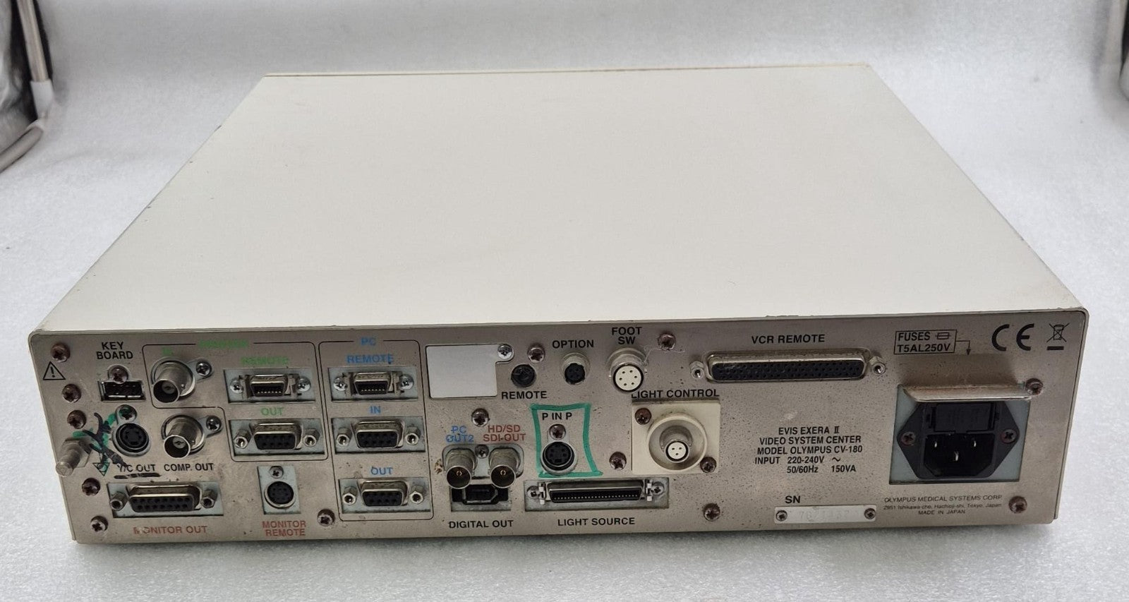 OLYMPUS EVIS EXERA II CV-180 Video Processor **AS-IS**