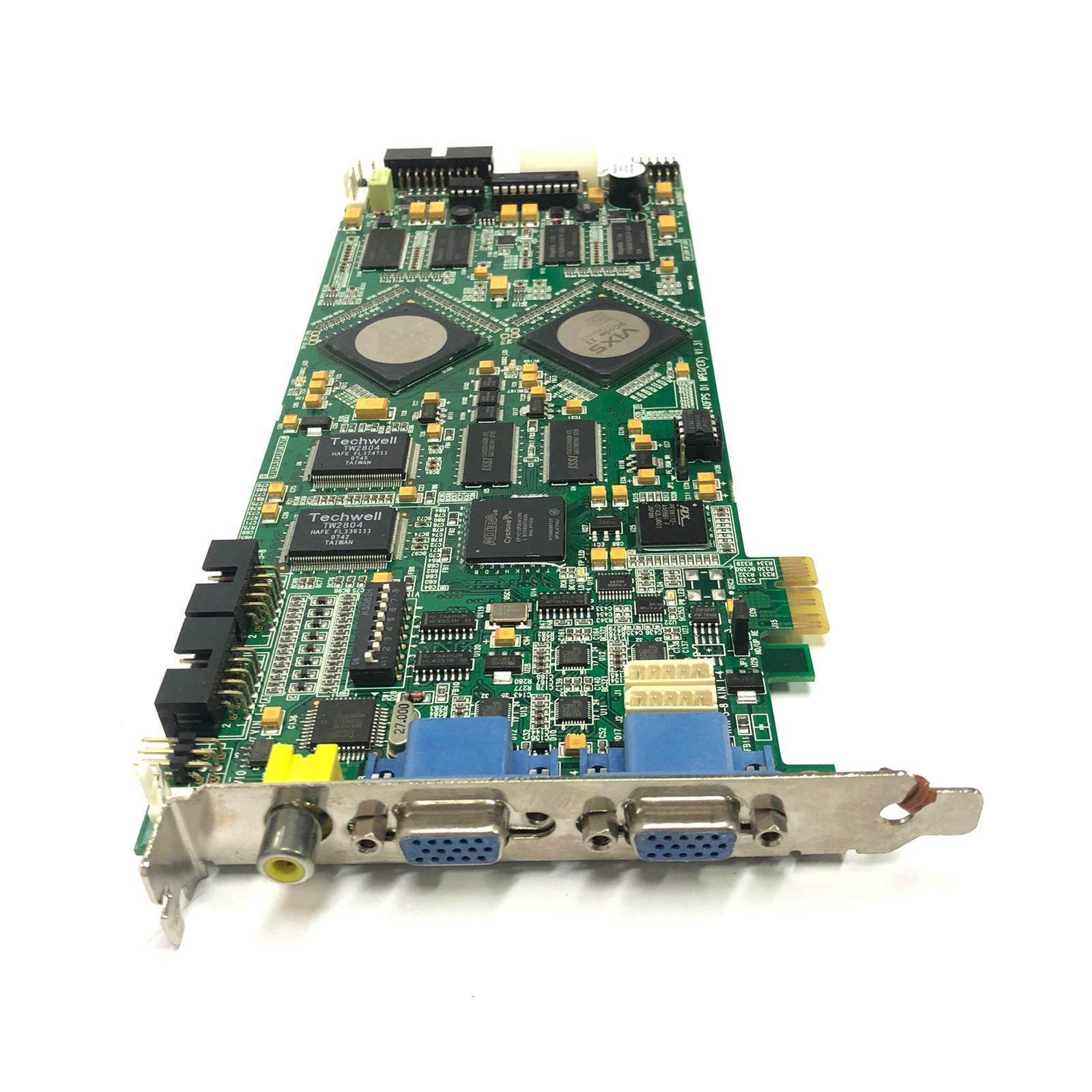 PCI Express 8CH/240FPS D1 MPEG(EX)V1.32 D1 120 Real Time Dsiplay, Raw Data