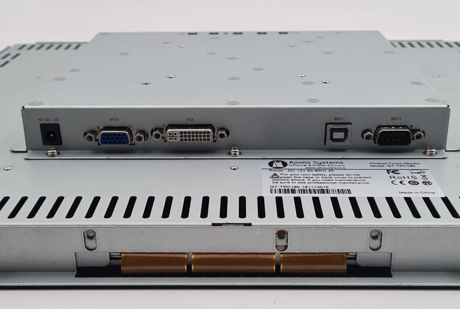 Apollo Systems Computer & Display Solutions Touch Monitor GT-TPC190 19" 50-60Hz