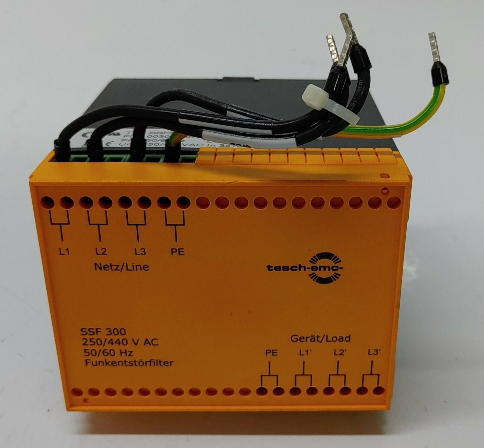 TESCH-EMC SSF300-2-16A 00300036 SSF300 Interference Suppression Filter