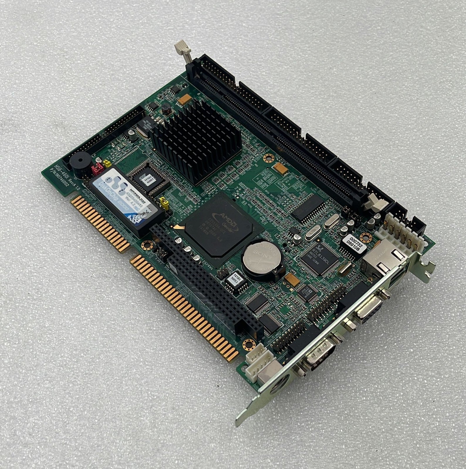 HSB-460I REV A1.0 Motherboard 1907460i02 W/ DiskOnChip 2000
