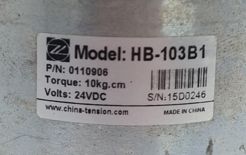 Hysteresis Brake HB-103B1 0110906 24VDC W/ Neugart PLE 40 2178209 i=20