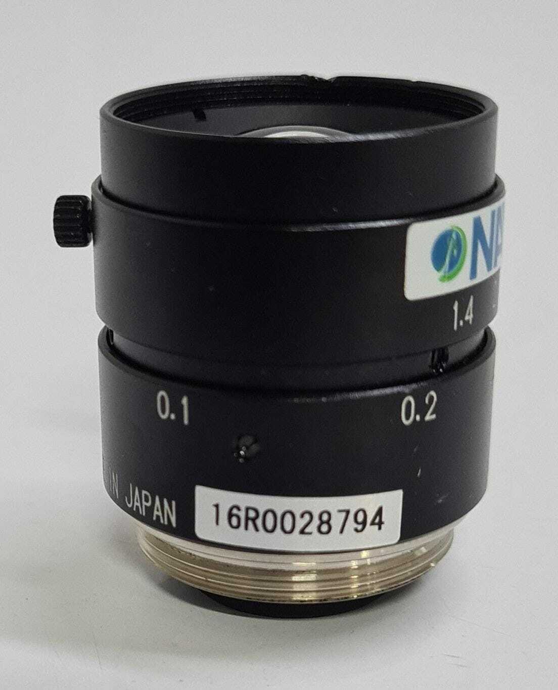 NAVITAR f=8mm/F1.4 C-mount Camera Lens for CCTV