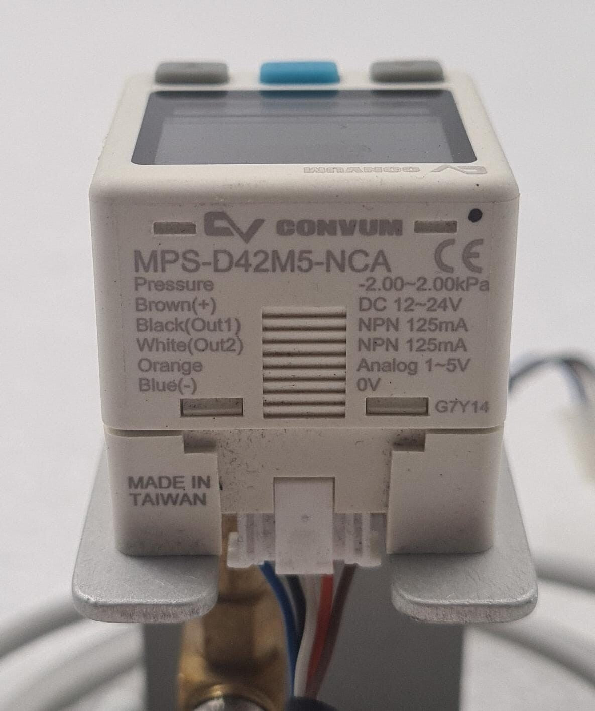 CONVUM MPS D42M5-NCA Digital Vacuum Pressure Flow Sensor DC12-24V