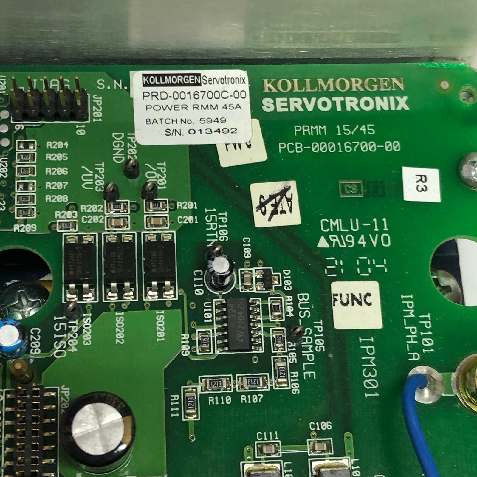 Kollmorgen Servotronix TRMM 15A / 45A  PRD-0036100H-11 PRD-00016700C-00