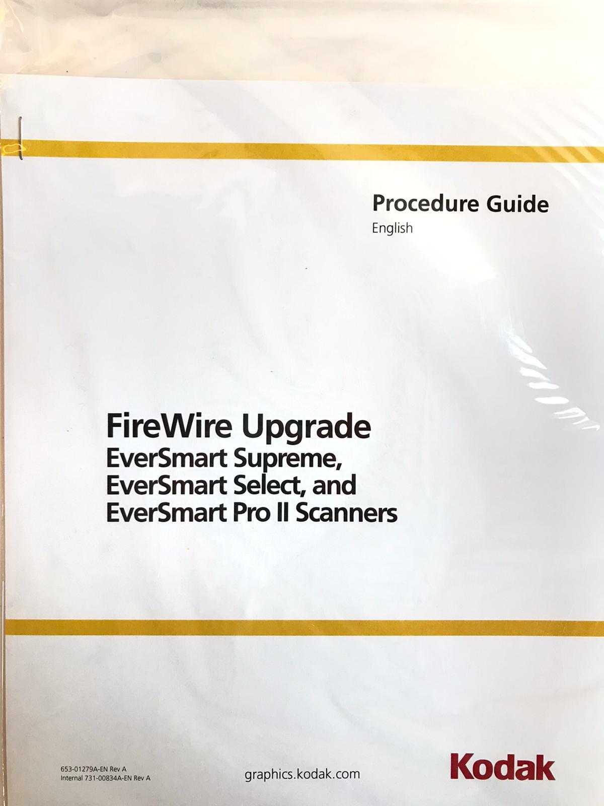 Kodak Eversmart Firewire Upgrade Kit Documentation oXYgen Scan For Supreme Pro 2