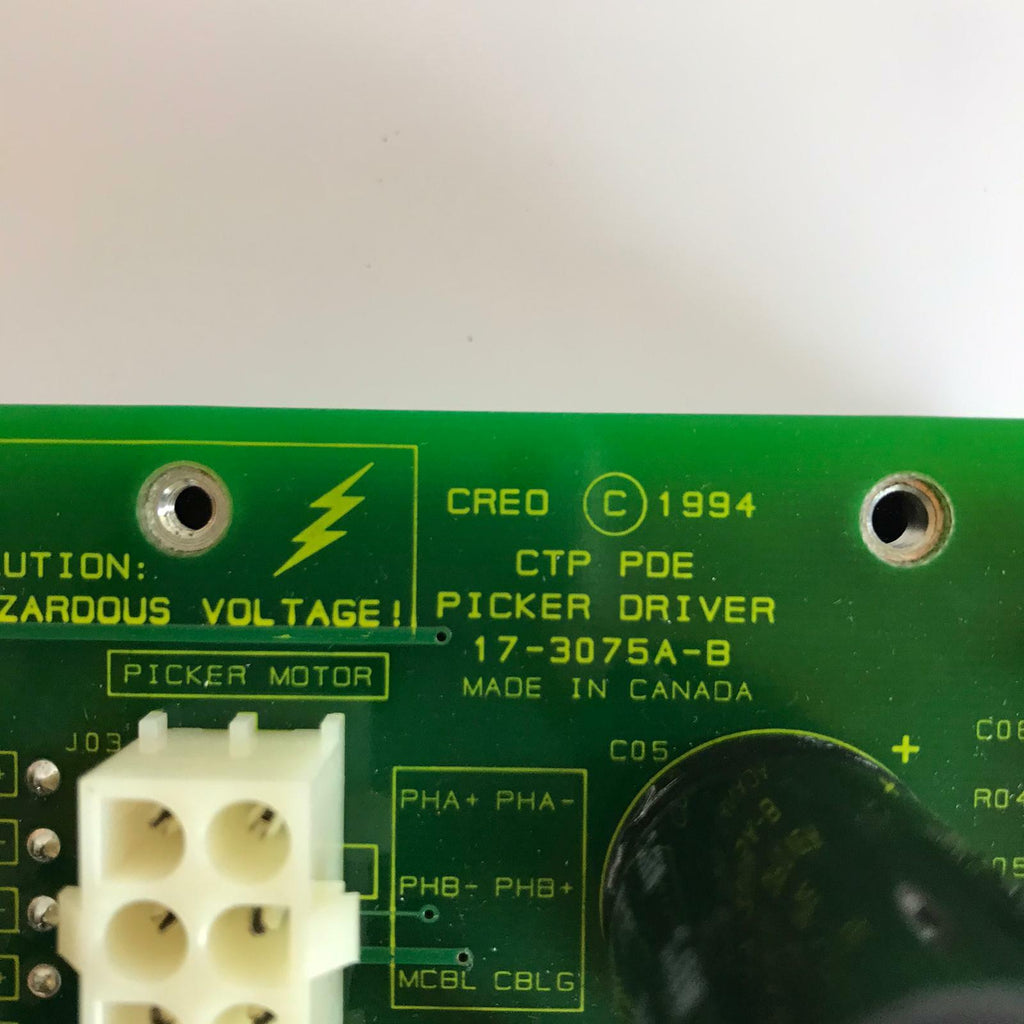 CREO SCITEX CTP PDE PICKER DRIVER 17-3075A-B (10-1009D-B) NEW