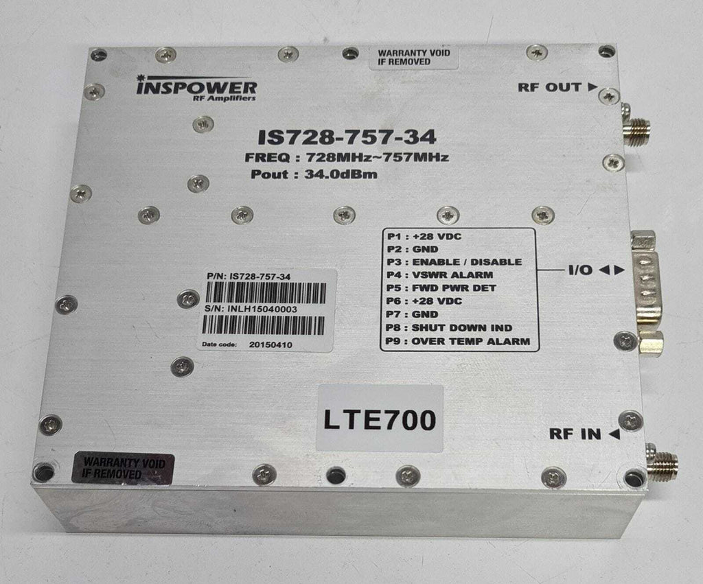 INSPOWER RF Amplifiers IS728-757-34 LTE700