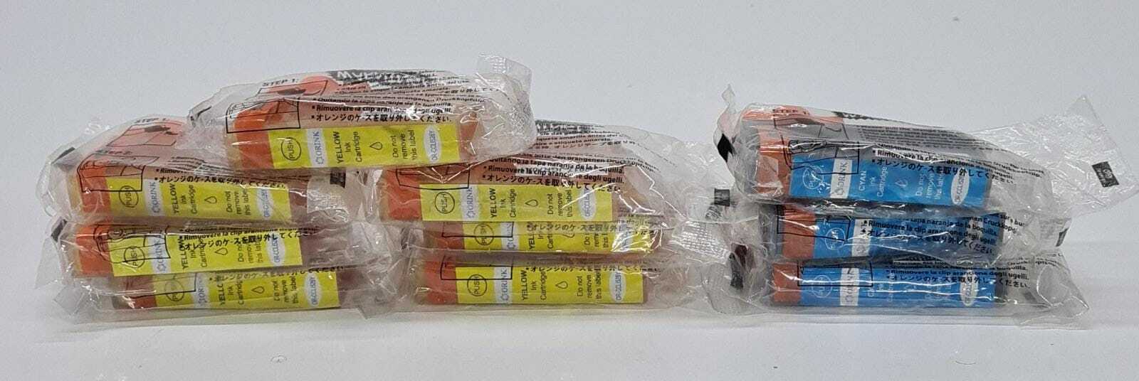 ORINK Ink Cartridge for Canon Printer 3x Cyan OR-CCLI526C 7x Yellow OR-CCLI526Y