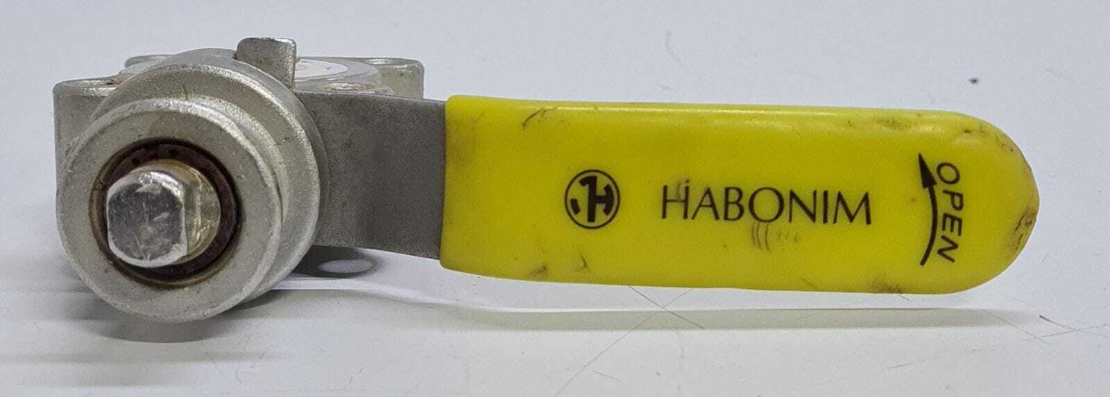 HABONIM Valve CF8M BALL 316 K3896 R PTFE 3/4"