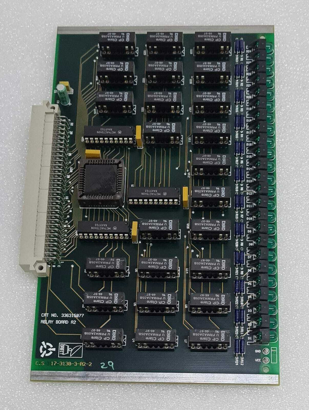 ORBIT 336315077 RELAY BOARD A2 17-3130 ME594V03398