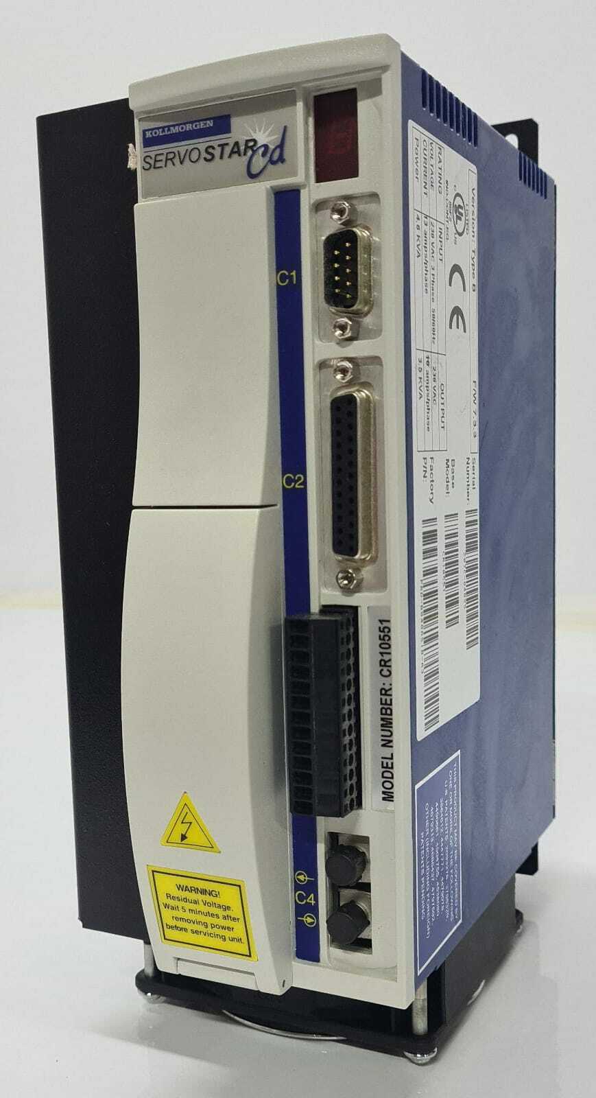 Kollmorgen Servostar cd CR10551 PRD-B040ASIB-A3 Servo Controller
