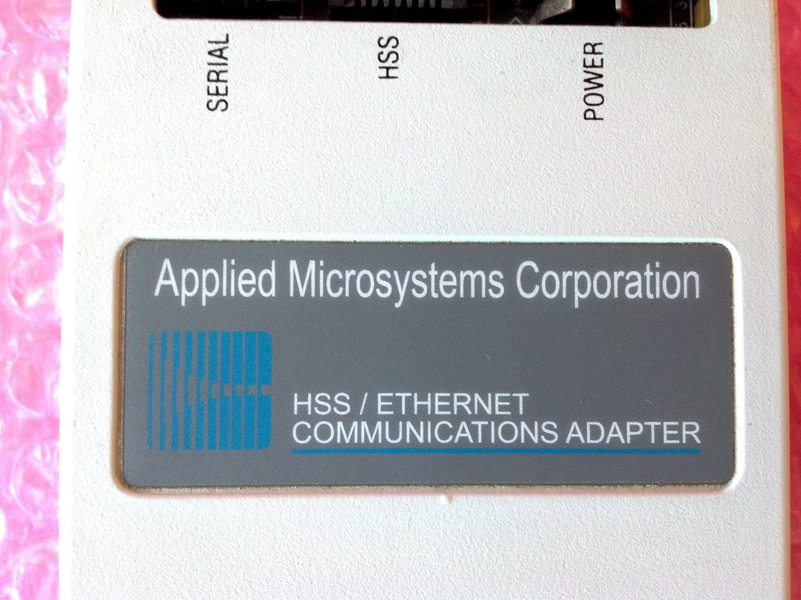 Applied Microsystems Corporation 700 75265 0 Hss Ethernet Communications Adapter