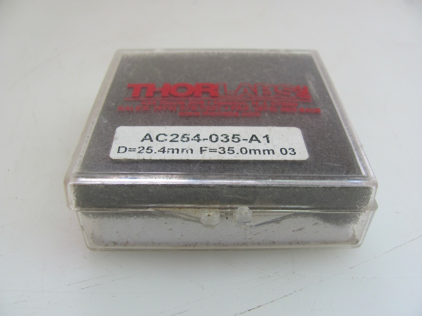 Thorlabs AC254-035-A1 Unmounted Visible Achromat D 25.4mm F 35.0mm