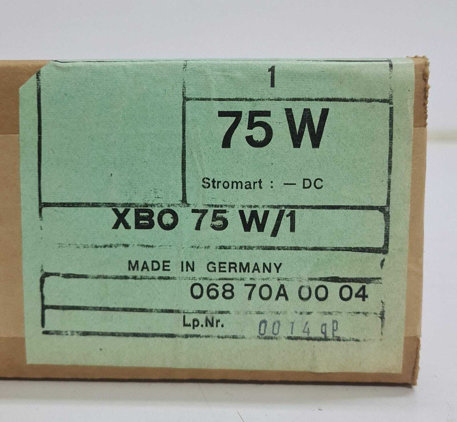 NEW - OSRAM XBO 75W/1 068 70A 00 04 High Pressure Xenon Lamp Bulb 75W