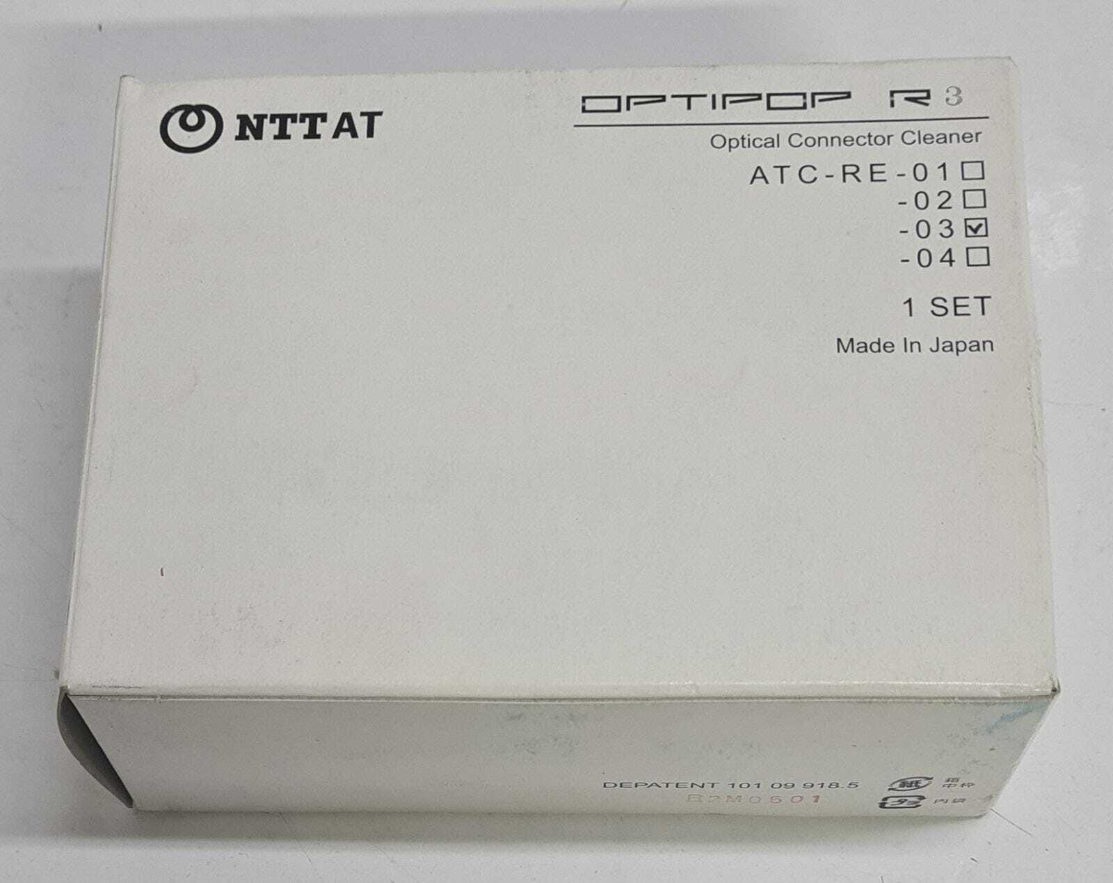 NEW - NTT Advanced Technology AT OPTIPOP R ATC-RE-03 Optical Connector Cleaner