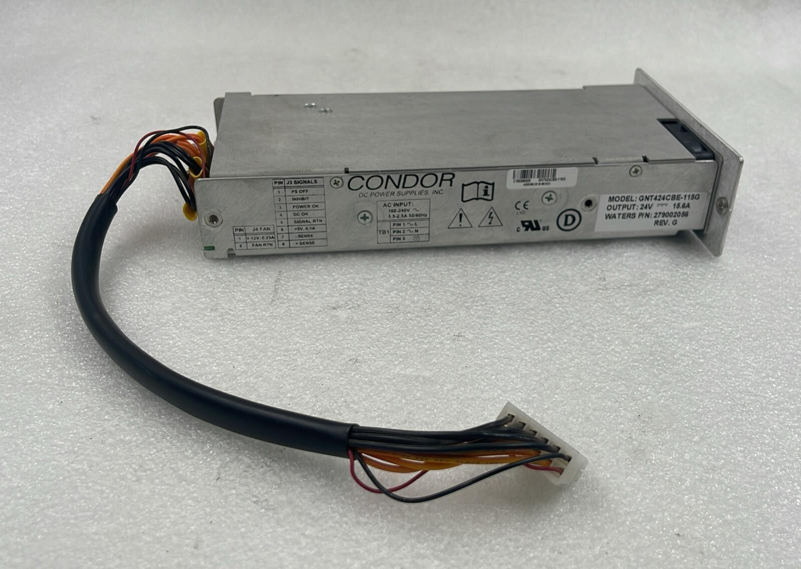 Condor DC GNT424CBE-115G  Power Supply  Waters 279002056