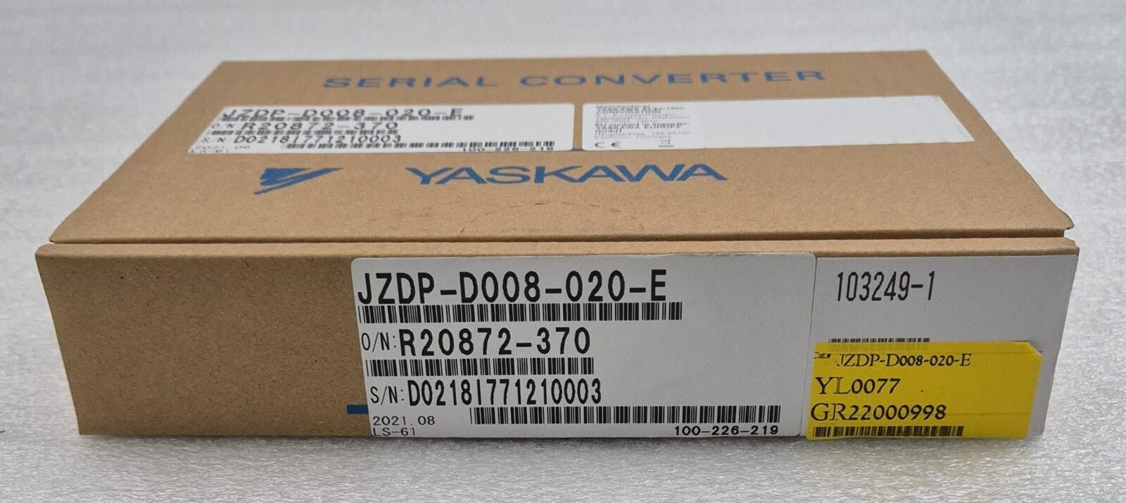 NEW - YASKAWA Serial Converter JZDP-D008-020-E Signal Conversion SGLFW-35A230AP
