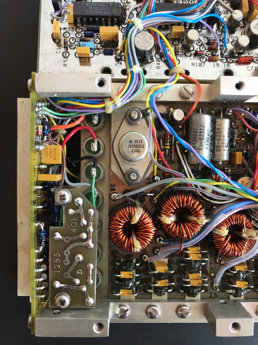 F16 Aircraft Chip Recovery 2N6766 Vishay Sprague M39006/22-0560 M39006/22-0620H